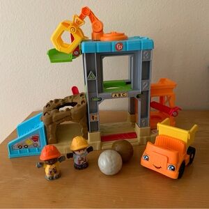 Fisher-Price Little People Toddler Learning Toy Construction Site